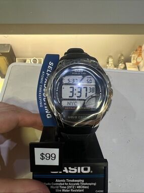 Casio Digital Wave Ceptor Watch